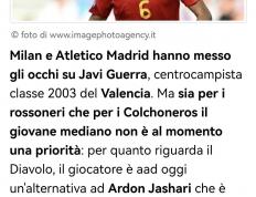 西甲媒体透露：巴伦西亚劝说哈维格拉续约，米兰只将其列为备选目标