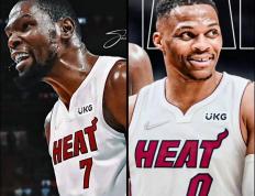 大新闻？杜兰特与威少或将重聚迈阿密热火，续写十年传奇！