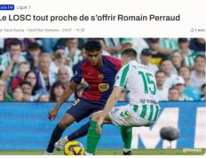 法媒：里尔有意贝蒂斯左后卫罗曼-佩罗