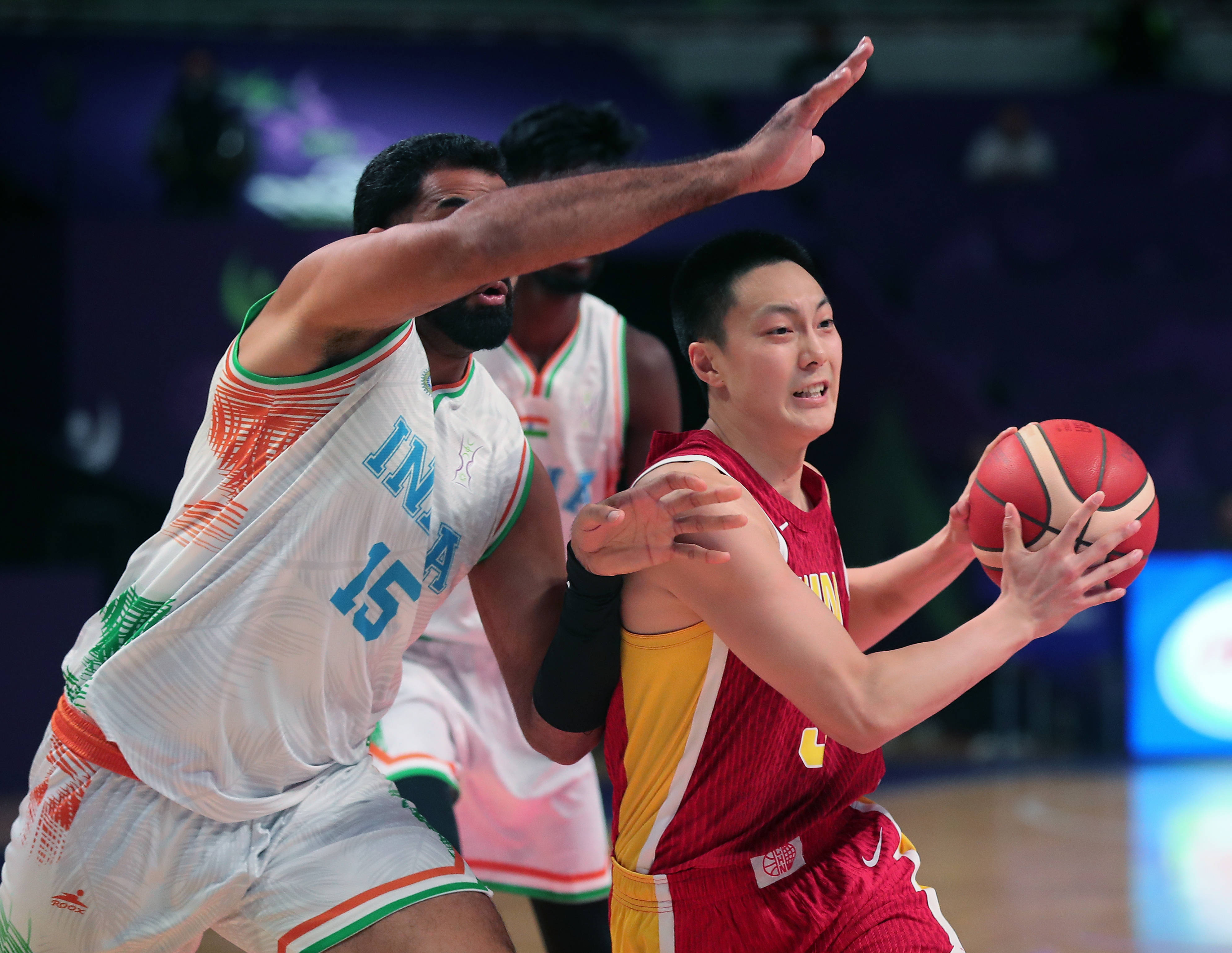 （体育）篮球——国际篮联亚洲杯：中国队胜印度队